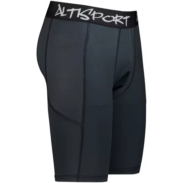  Pánské sportovní legíny nad kolena premium ALTISPORT VOJ/ALM000LEG02 ČERNÁ 