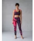 Dámské dlouhé legíny premium ALTISPORT VOJ/ALW080LEG01 WINE-RED
