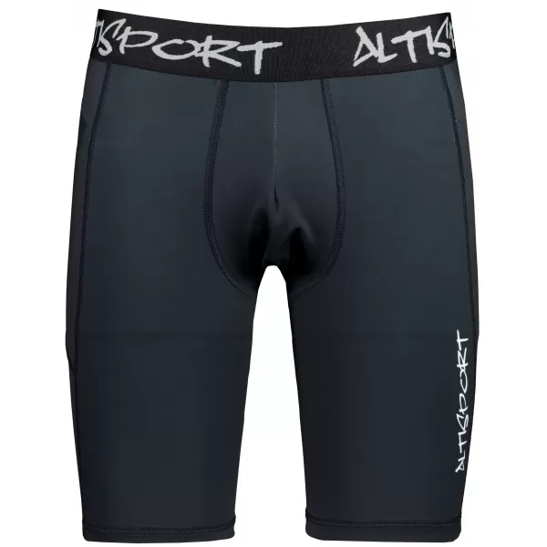  Pánské sportovní legíny nad kolena premium ALTISPORT VOJ/ALM000LEG02 ČERNÁ 