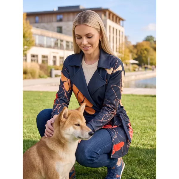  Dámské mikinové sáčko premium Altisport VOJ/ALW086MI05 ČERNÁ-ORANŽOVÁ 