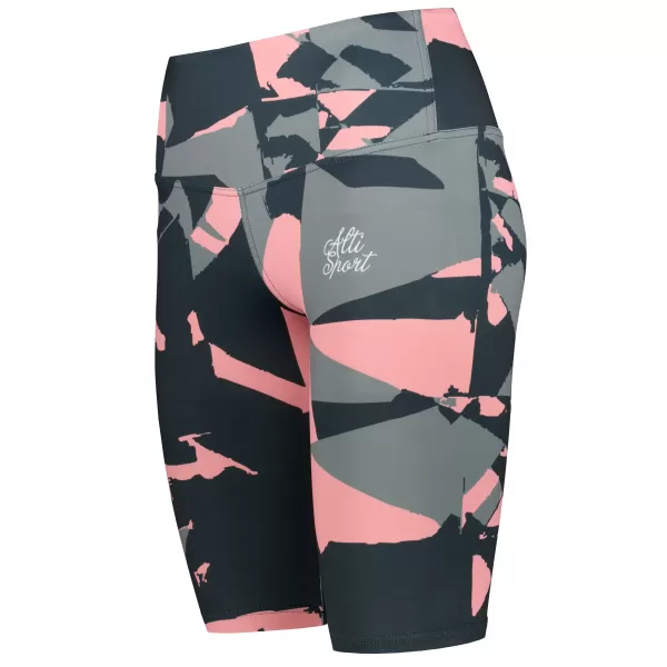  Dámské legíny nad kolena premium ALTISPORT VOJ/ALW080LEG02 ČERNÁ-LOSOSOVÁ 
