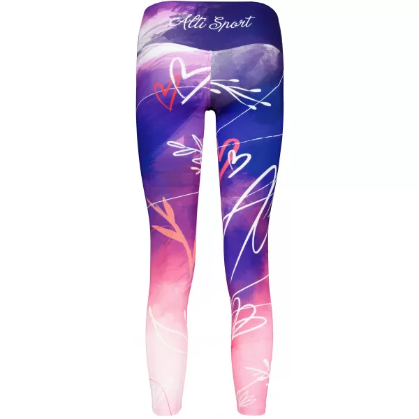  Dámské dlouhé legíny premium ALTISPORT VOJ/ALW083LEG01 FIALOVÁ 