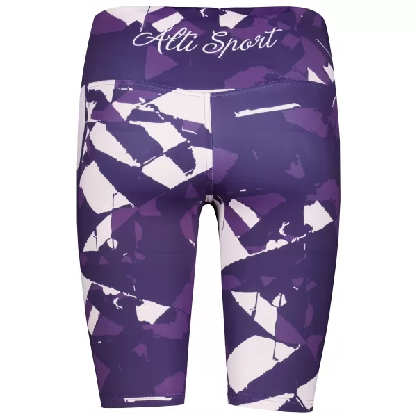  Dámské legíny nad kolena premium ALTISPORT VOJ/ALW080LEG02 TMAVĚ FIALOVÁ 