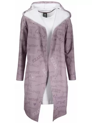 Dámský kardigan premium ALTISPORT VOJ/ALW067MI07 OLD PINK