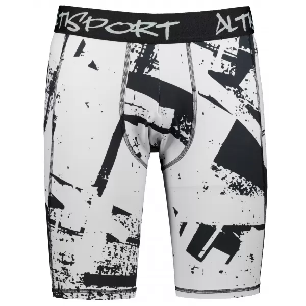  Pánské sportovní legíny nad kolena premium ALTISPORT VOJ/ALM079LEG02 ČERNOŠEDÁ 