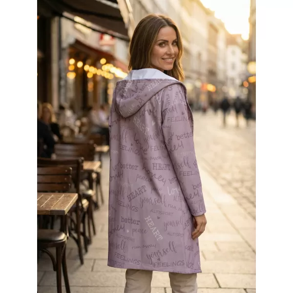  Dámský kardigan premium ALTISPORT VOJ/ALW067MI07 OLD PINK 