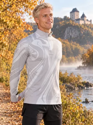 Pánská sportovní mikina premium plus ALTISPORT VOJ/ALM072MI04 ŠEDÁ