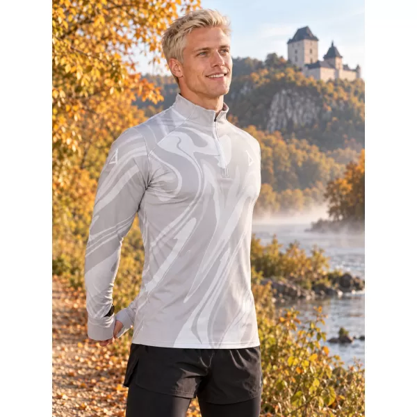  Pánská sportovní mikina premium plus ALTISPORT VOJ/ALM072MI04 ŠEDÁ 