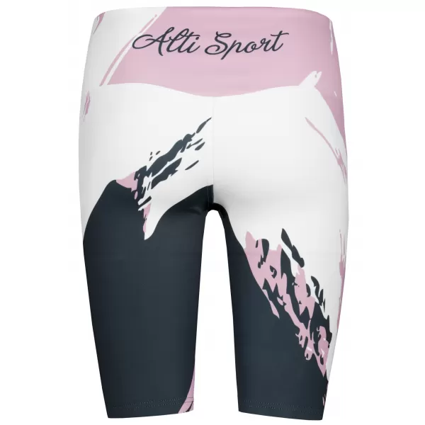  Dámské legíny nad kolena premium ALTISPORT VOJ/ALW081LEG02 RŮŽOVÁ-ČERNÁ 