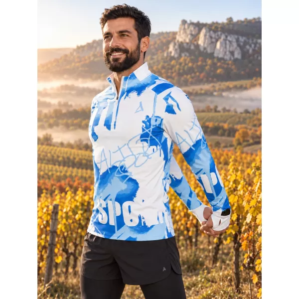  Pánská sportovní mikina premium plus ALTISPORT VOJ/ALM076MI04 ICE 