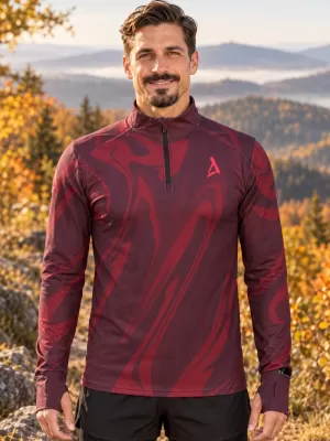 Pánská sportovní mikina premium plus ALTISPORT VOJ/ALM072MI04 WINE-RED