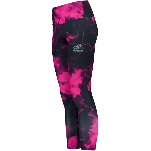  Dámské dlouhé legíny premium ALTISPORT VOJ/ALW066LEG01 ČERNORŮŽOVÁ 