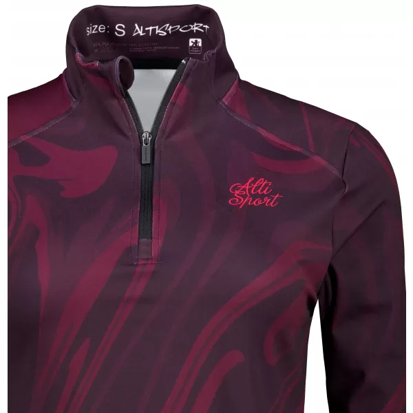  Dámská sportovní mikina premium plus ALTISPORT VOJ/ALW072MI04 WINE-RED 
