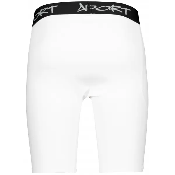  Pánské sportovní legíny nad kolena premium ALTISPORT VOJ/ALM000LEG02 BÍLÁ 