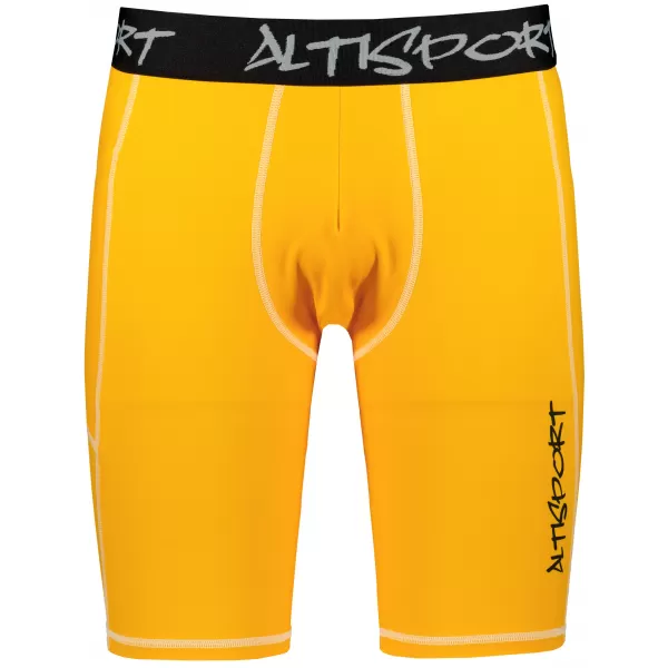  Pánské sportovní legíny nad kolena premium ALTISPORT VOJ/ALM000LEG02 ORANŽOVÁ 