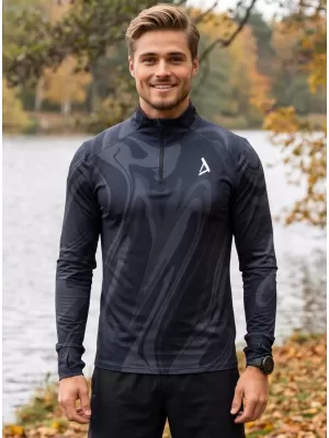 Pánská sportovní mikina premium plus ALTISPORT VOJ/ALM072MI04 ČERNÁ