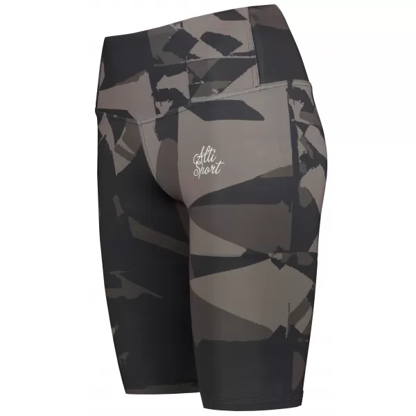  Dámské legíny nad kolena premium ALTISPORT VOJ/ALW080LEG02 TMAVĚ HNĚDÁ 