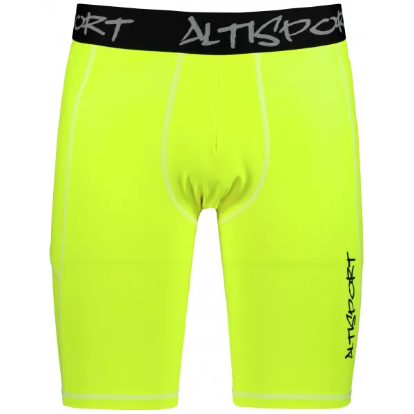  Pánské sportovní legíny nad kolena premium ALTISPORT VOJ/ALM000LEG02 FLUO-YELLOW 