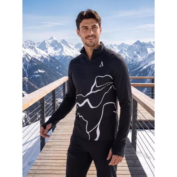  Pánská sportovní mikina premium plus ALTISPORT VOJ/ALM073MI04 ČERNÁ 