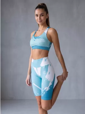Dámské legíny nad kolena premium ALTISPORT VOJ/ALW081LEG02 MODRÁ
