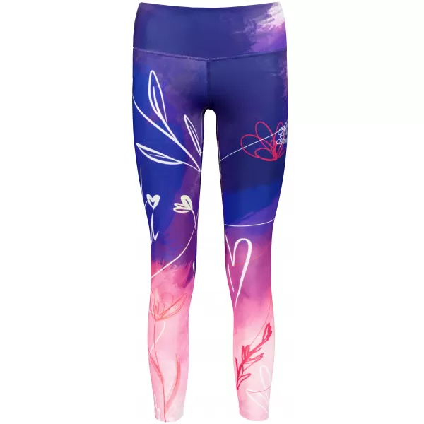  Dámské dlouhé legíny premium ALTISPORT VOJ/ALW083LEG01 FIALOVÁ 