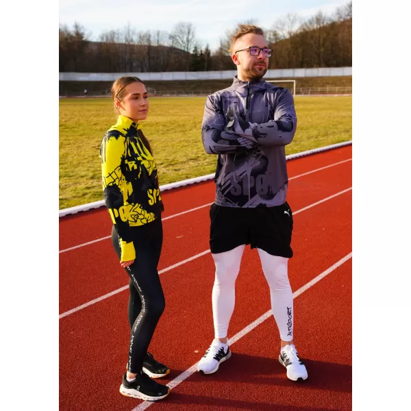  Dámská sportovní mikina premium plus ALTISPORT VOJ/ALW076MI04 FLUO-YELLOW 