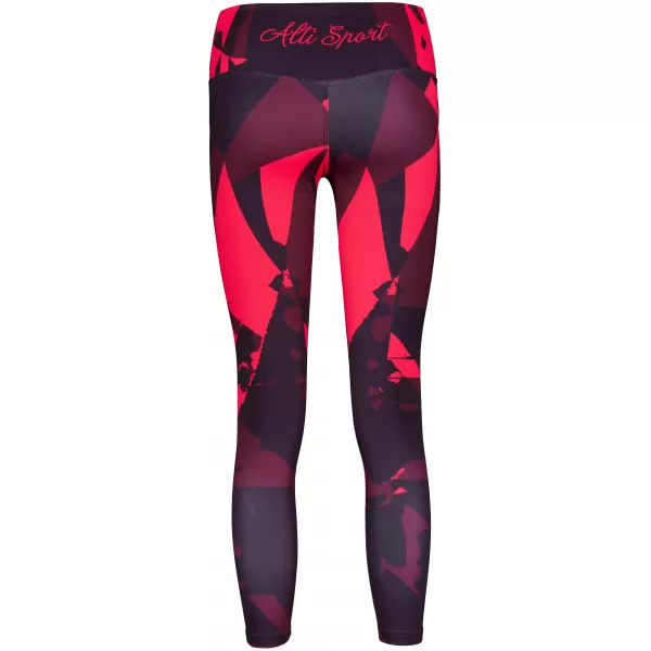  Dámské dlouhé legíny premium ALTISPORT VOJ/ALW080LEG01 WINE-RED 