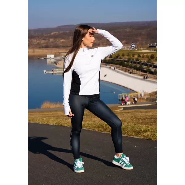  Dámská sportovní mikina premium plus ALTISPORT VOJ/ALW078MI04 BÍLÁ 