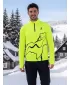 Pánská sportovní mikina premium plus ALTISPORT VOJ/ALM073MI04 FLUO-YELLOW