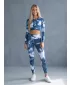 Dámské dlouhé legíny premium ALTISPORT VOJ/ALW066LEG01 TMAVĚ MODRÁ