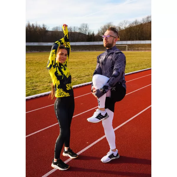 Dámská sportovní mikina premium plus ALTISPORT VOJ/ALW076MI04 FLUO-YELLOW 