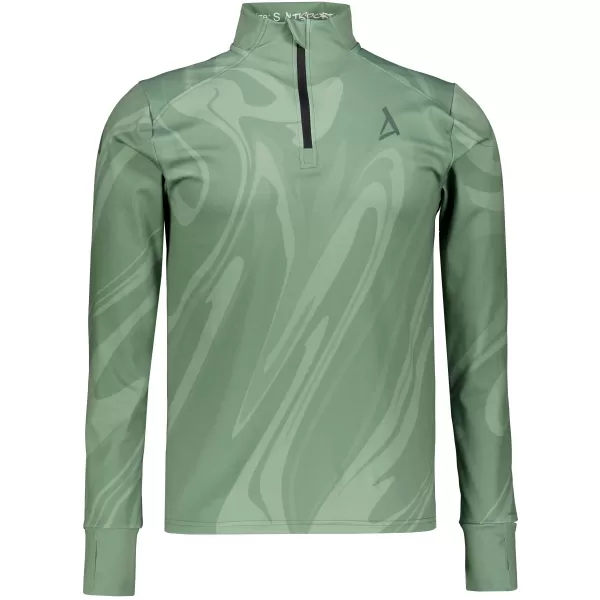  Pánská sportovní mikina premium plus ALTISPORT VOJ/ALM072MI04 ZELENÁ 