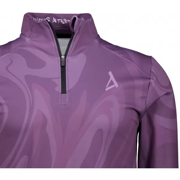  Pánská sportovní mikina premium plus ALTISPORT VOJ/ALM072MI04 FIALOVÁ 