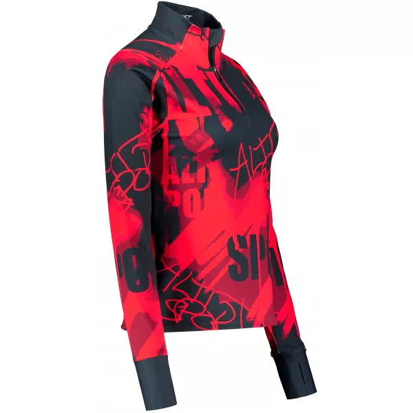 Dámská sportovní mikina premium plus ALTISPORT VOJ/ALW076MI04 RED/BLACK 