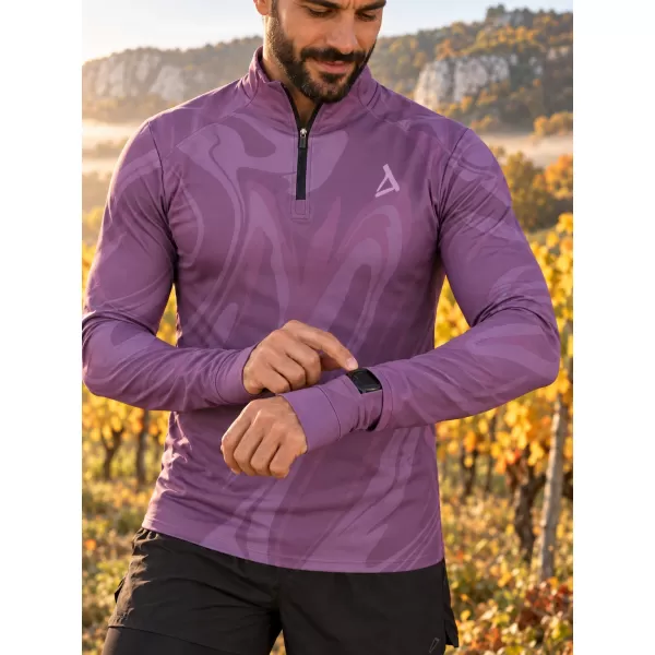  Pánská sportovní mikina premium plus ALTISPORT VOJ/ALM072MI04 FIALOVÁ 