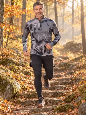 Pánská sportovní mikina premium plus ALTISPORT VOJ/ALM076MI04 DARK-GREY