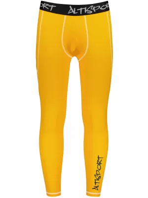 Pánské sportovní legíny dlouhé premium ALTISPORT VOJ/ALM000LEG01 ORANŽOVÁ