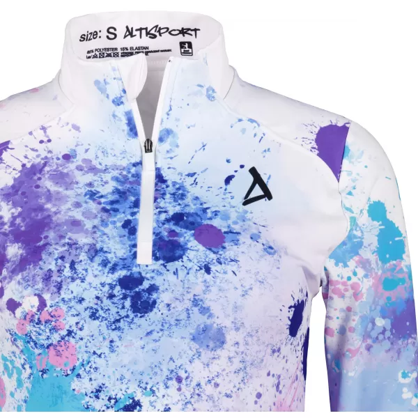  Dámská sportovní mikina premium plus ALTISPORT VOJ/ALW055MI04 FIALOVÁ/MODRÁ 