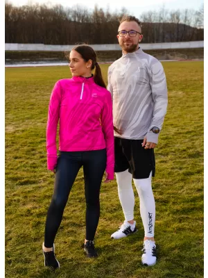 Dámská sportovní mikina premium plus ALTISPORT VOJ/ALW072MI04 HOT-PINK