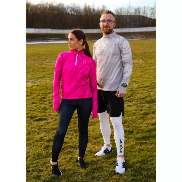  Dámská sportovní mikina premium plus ALTISPORT VOJ/ALW072MI04 HOT-PINK 