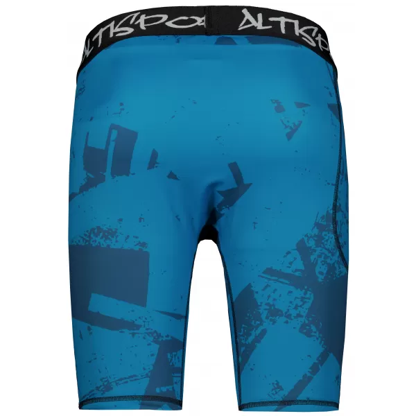  Pánské sportovní legíny nad kolena premium ALTISPORT VOJ/ALM079LEG02 MODRÁ 