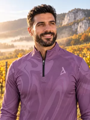 Pánská sportovní mikina premium plus ALTISPORT VOJ/ALM072MI04 FIALOVÁ