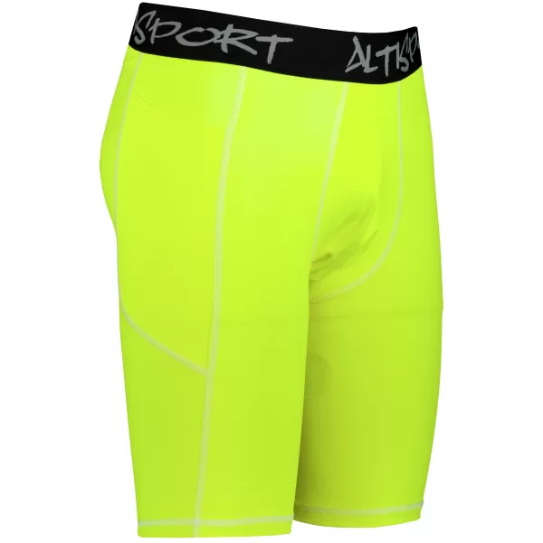  Pánské sportovní legíny nad kolena premium ALTISPORT VOJ/ALM000LEG02 FLUO-YELLOW 