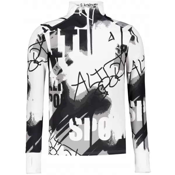  Pánská sportovní mikina premium plus ALTISPORT VOJ/ALM076MI04 BLACK/WHITE 
