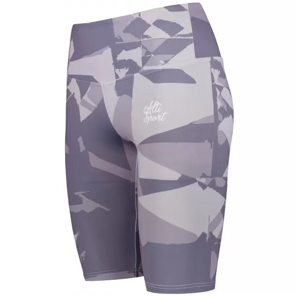  Dámské legíny nad kolena premium ALTISPORT VOJ/ALW080LEG02 ŠEDO-FIALOVÁ 