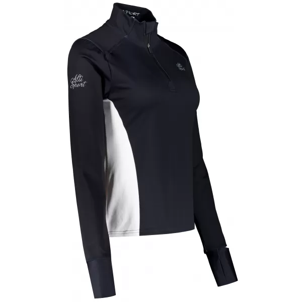  Dámská sportovní mikina premium plus ALTISPORT VOJ/ALW078MI04 ČERNÁ 