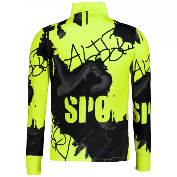  Pánská sportovní mikina premium plus ALTISPORT VOJ/ALM076MI04 FLUO-YELLOW 