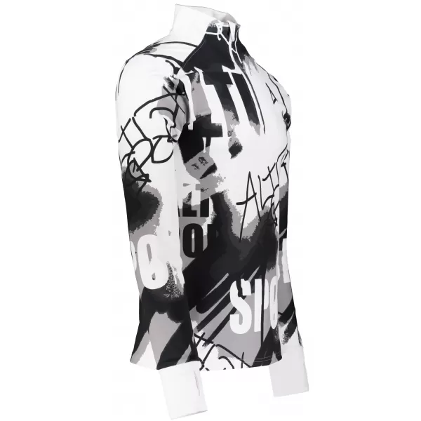  Pánská sportovní mikina premium plus ALTISPORT VOJ/ALM076MI04 BLACK/WHITE 