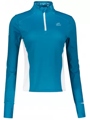 Dámská sportovní mikina premium plus ALTISPORT VOJ/ALW078MI04 PETROLEJOVÁ