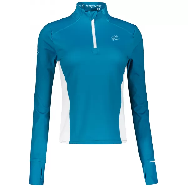  Dámská sportovní mikina premium plus ALTISPORT VOJ/ALW078MI04 PETROLEJOVÁ 
